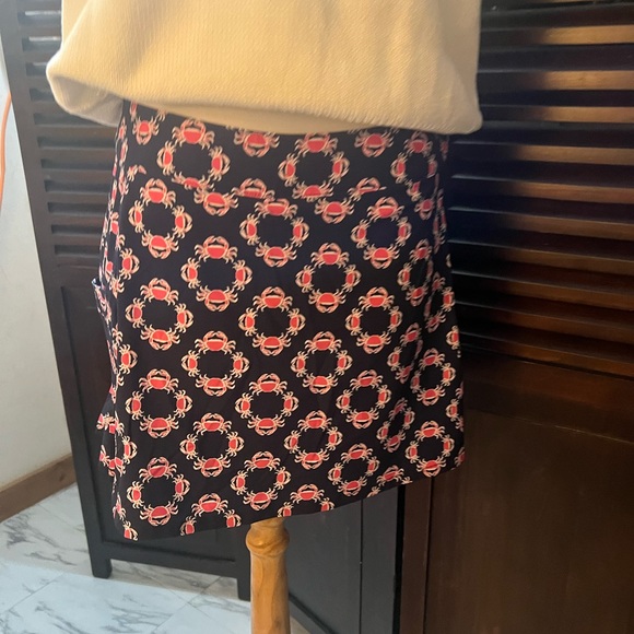 Crown & Ivy Golf Navy Blue/Pink Crab Print Skort ! - Picture 13 of 14